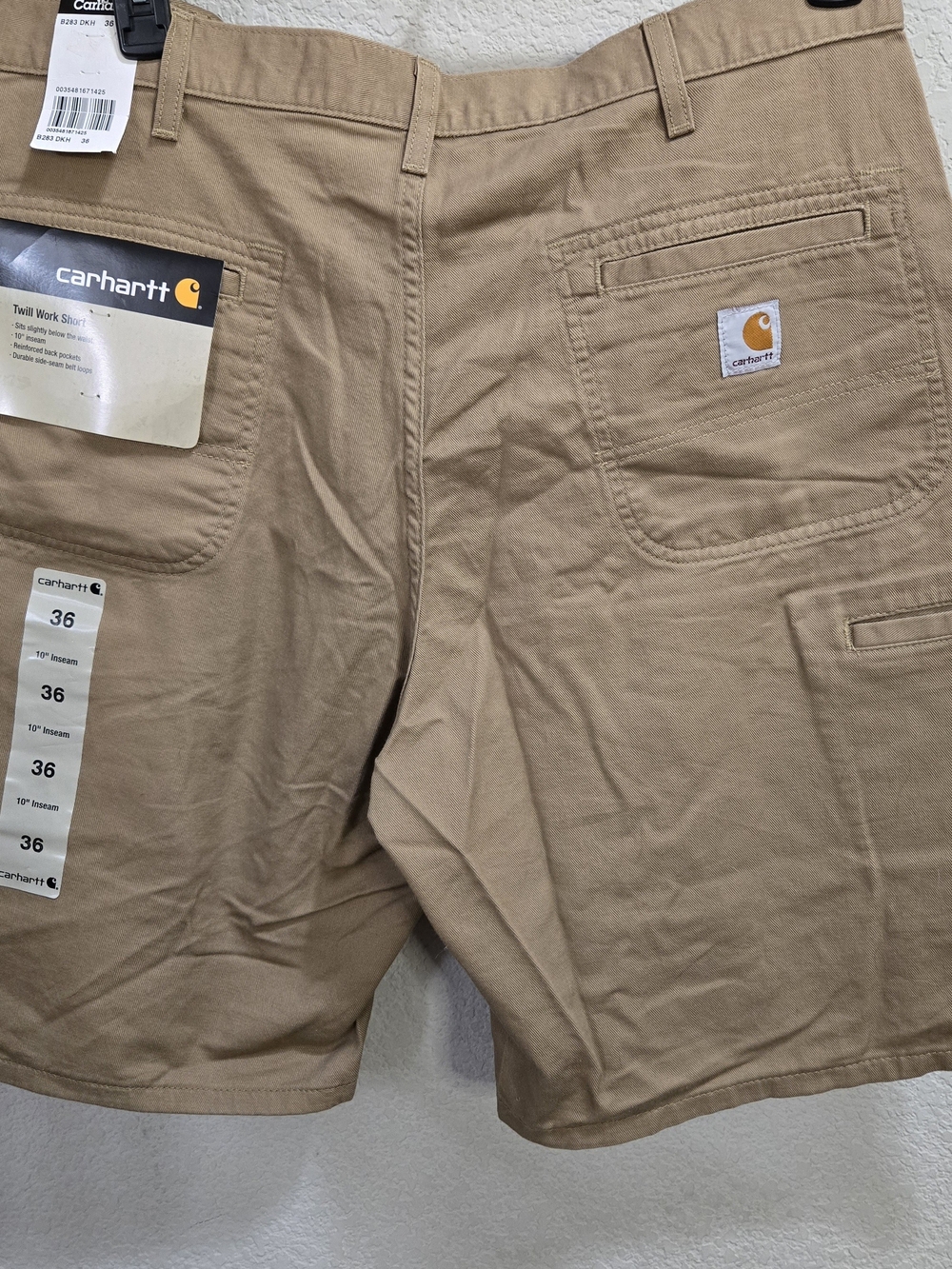 Carhartt Men's Twill Work Shorts in Khaki
